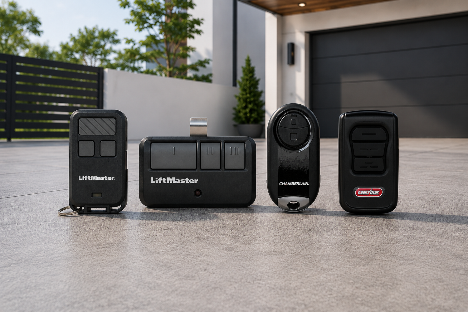 Techlune garage door remote controls for automatic garage and gate openers