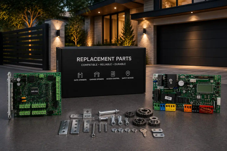 Techlune spare parts for garage door openers and automatic gate motors