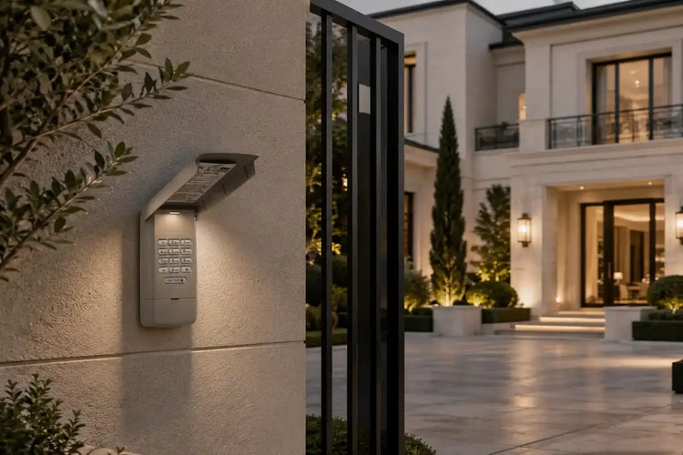 Techlune wireless keypad access system for automatic garage doors and gates